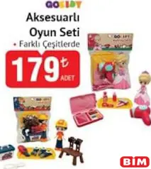 GOKİDY OYUNCAK AKSESUARLI OYUN SETİ